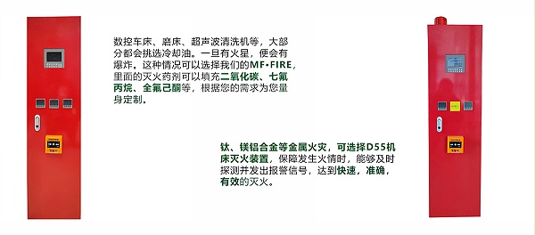 机床灭火装置 机床灭火装置
