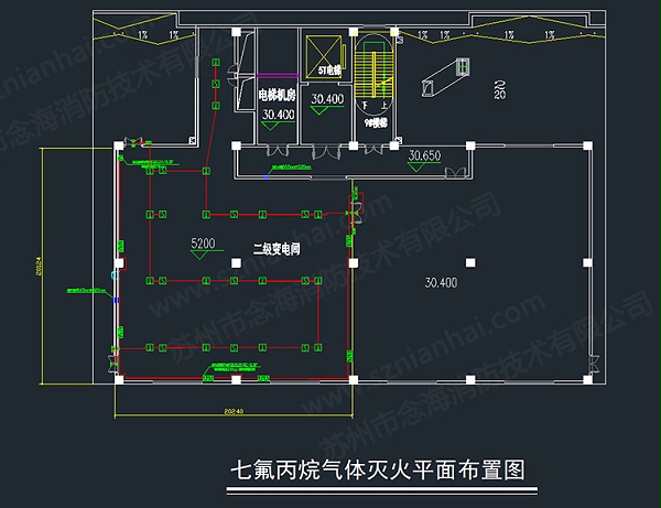 变配电间柜式七氟丙烷灭火装置图纸 变配电间柜式七氟丙烷灭火装置图纸