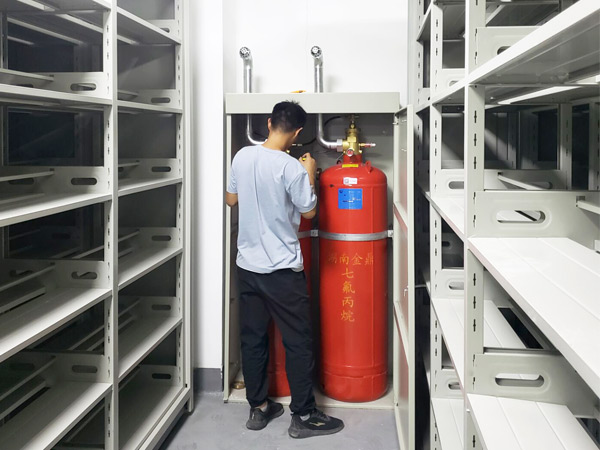 档案库房应使用什么样的自动灭火系统