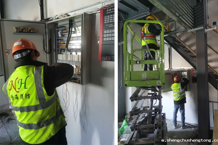 整车电动增程器热试设备消防灭火系统